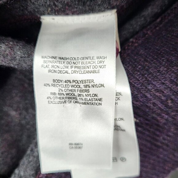 Mountain Hardwear Sevina Hooded Sweater Women's Size Small Purple Y2K - Picture 9 of 9